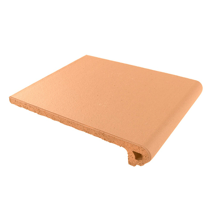 Ступень фронтальная клинкерная CAÑADA GRES Natura 016 Terra 244x330 мм R11