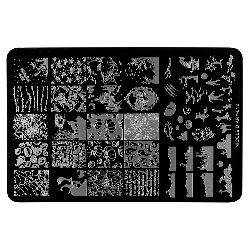 Irisk Пластина для стемпинга 023, 9,5х14,5см