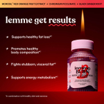 Lemme, Burn Gummies, с ягодным вкусом, 60 жевательных таблеток