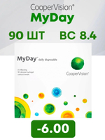 Однодневные контактные линзы MyDay daily disposable (уп. 90 линз)