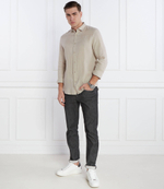 Lniana koszula Armani Exchange - бежевый(8NZC50 ZNCFZ)