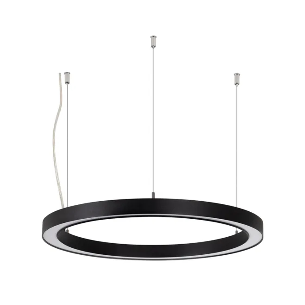 Светильник SP-CIRCLE-HANG-O3535-D500-28W Warm3000 (RAL9005, 120 deg, 230V) IP40 LED (Arlight, Алюминий) 049360