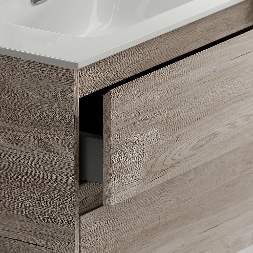 Тумба с раковиной Sancos Libra Floor 100 LB100FEG дуб галифакс натуральный