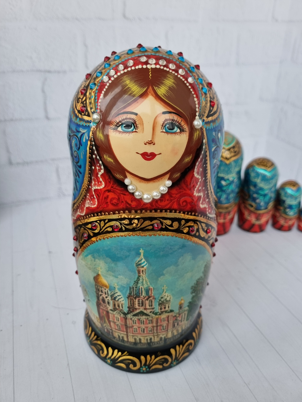 Матрешка "Санкт-Петербург" 7 мест