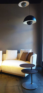 Стол малый Vicino MOLTENI цвет Pewter