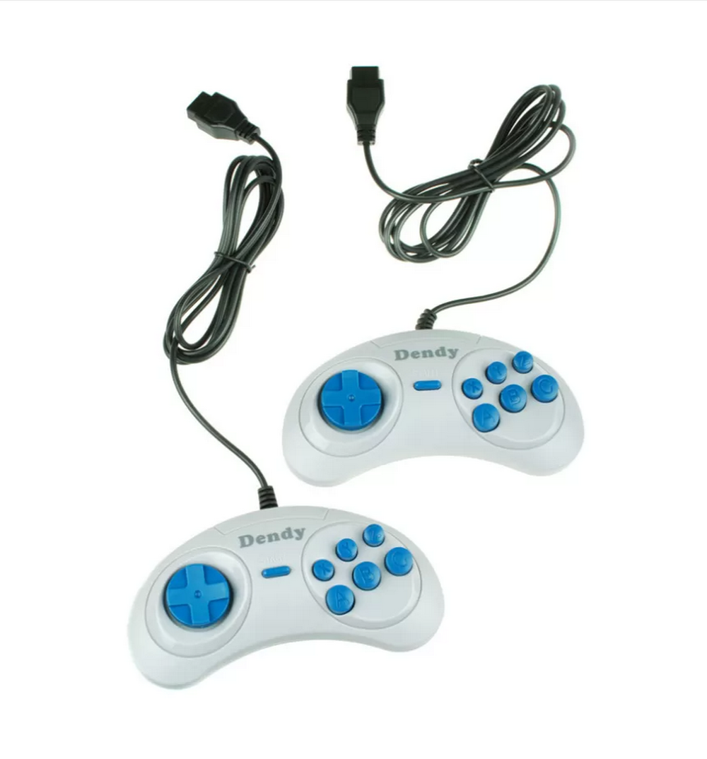 8 битная игровая приставка Dendy FLY (+300 встр. игр)