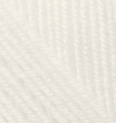 ALIZE "SUPERLANA MIDI", 25% Шерсть, 75% Акрил, 100 гр, 170 м, 62 молочный