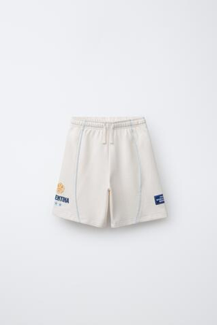 ZARA ШОРТЫ С ПРИНТОМ ARGENTINA FIFA WORLD CUP™ 2026, ЭКРЮ
