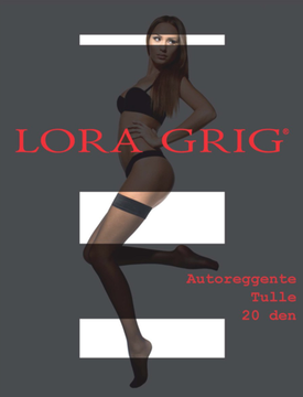 Чулки женские CHARMANTE LORA GRIG TULLE 20