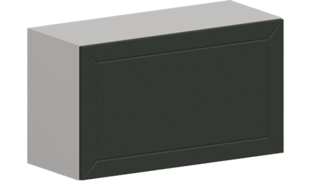 Кухня Модуль ШВГ 809 Графит / Насыщенно-зеленый