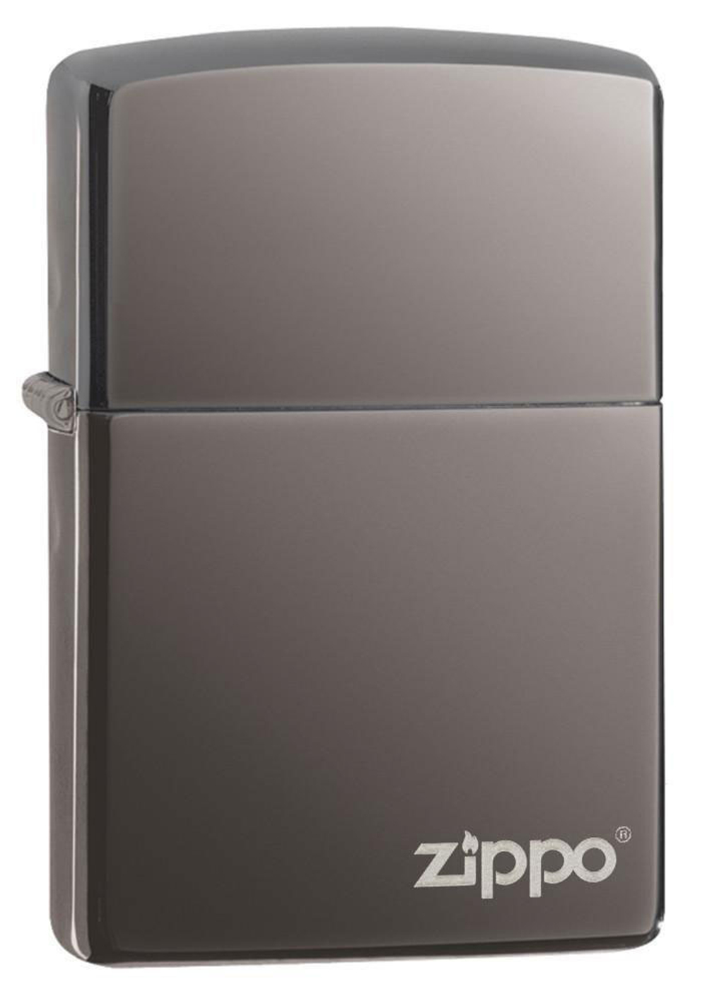 150ZL Зажигалка ZIPPO Logo Black Ice