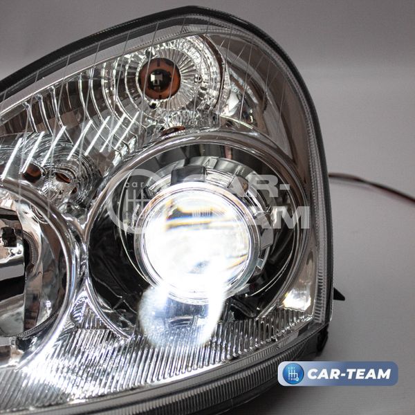 Фары Лада Приора передние с 2-мя Bi LED модулями, хром маска