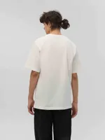 Футболка FOS Сердце плотная мужская белая