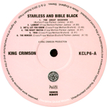 King Crimson / Starless And Bible Black (LP)