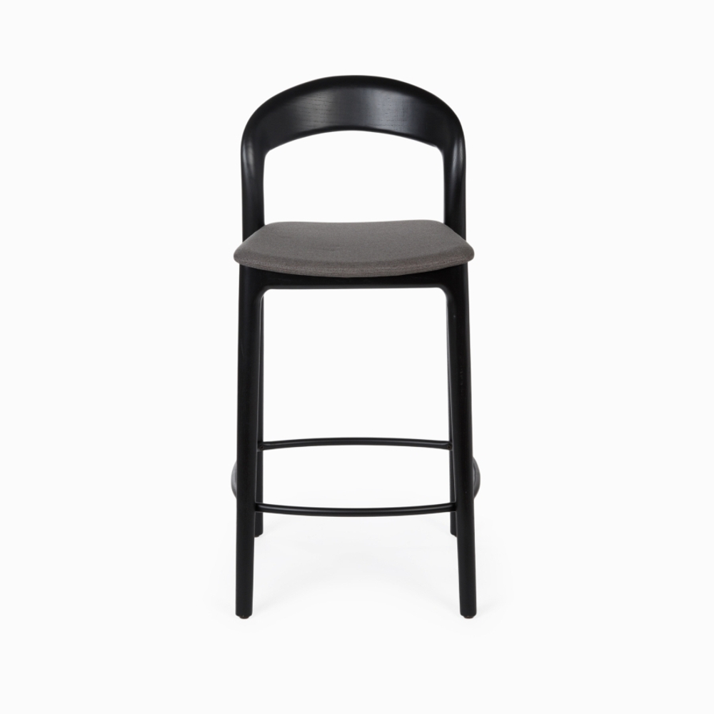 Полубарный стул Canada темно-серый