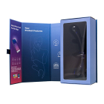 Синий двусторонний стеклянный фаллоимитатор 19,5см Satisfyer Double Crystal 4045931