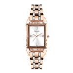 KANGOL Possession Collection Quartz Movement Stainless Steel Watchband Watch Women"s Watch White Dial