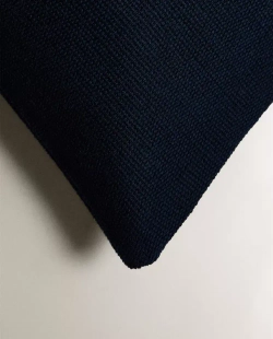 ZARA HOME ОДНОТОННЫЙ ЧЕХОЛ НА ПОДУШКУ, СИНИЙ