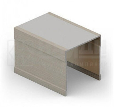 Направляющая верхняя однополозная (1645мм) Дуб дымчатый