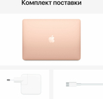 Ноутбук Apple MacBook Air A2337 (Z12A0008M), 13.3"/Apple M1 8 core/RAM 8ГБ/SSD 2ТБ/Apple M1 7 core GPU/2560х1600/IPS/Mac OS/Подсветка кл-ры: нет/золотой. Состояние: B1