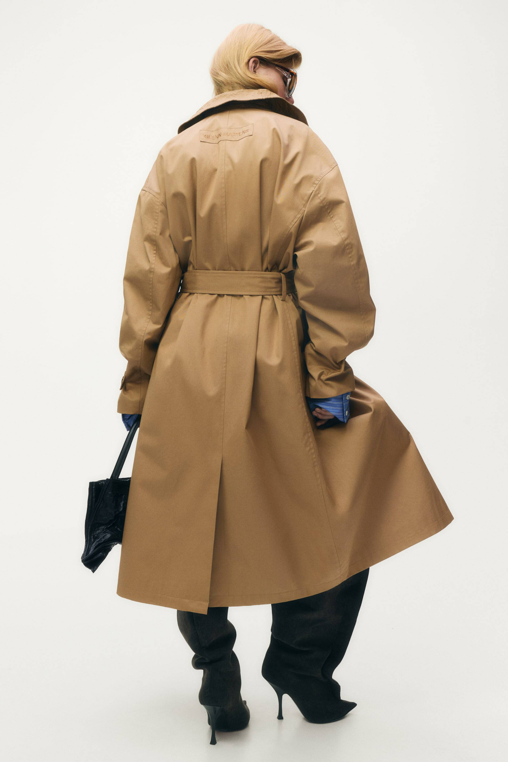 H&M - Glenn Martens Тренч, бежевый