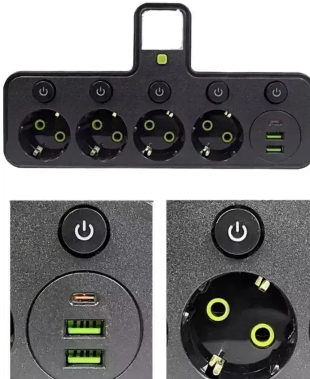 Разветвитель 4 розетки