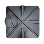 Ёмкость для душа  110л Политим 110 л. прямоугольный (1000x1000x250см;черный) - арт.560731