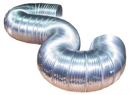Воздуховод гофрированный алюминиевый 3м 100 (90 мкр) "Флекс"