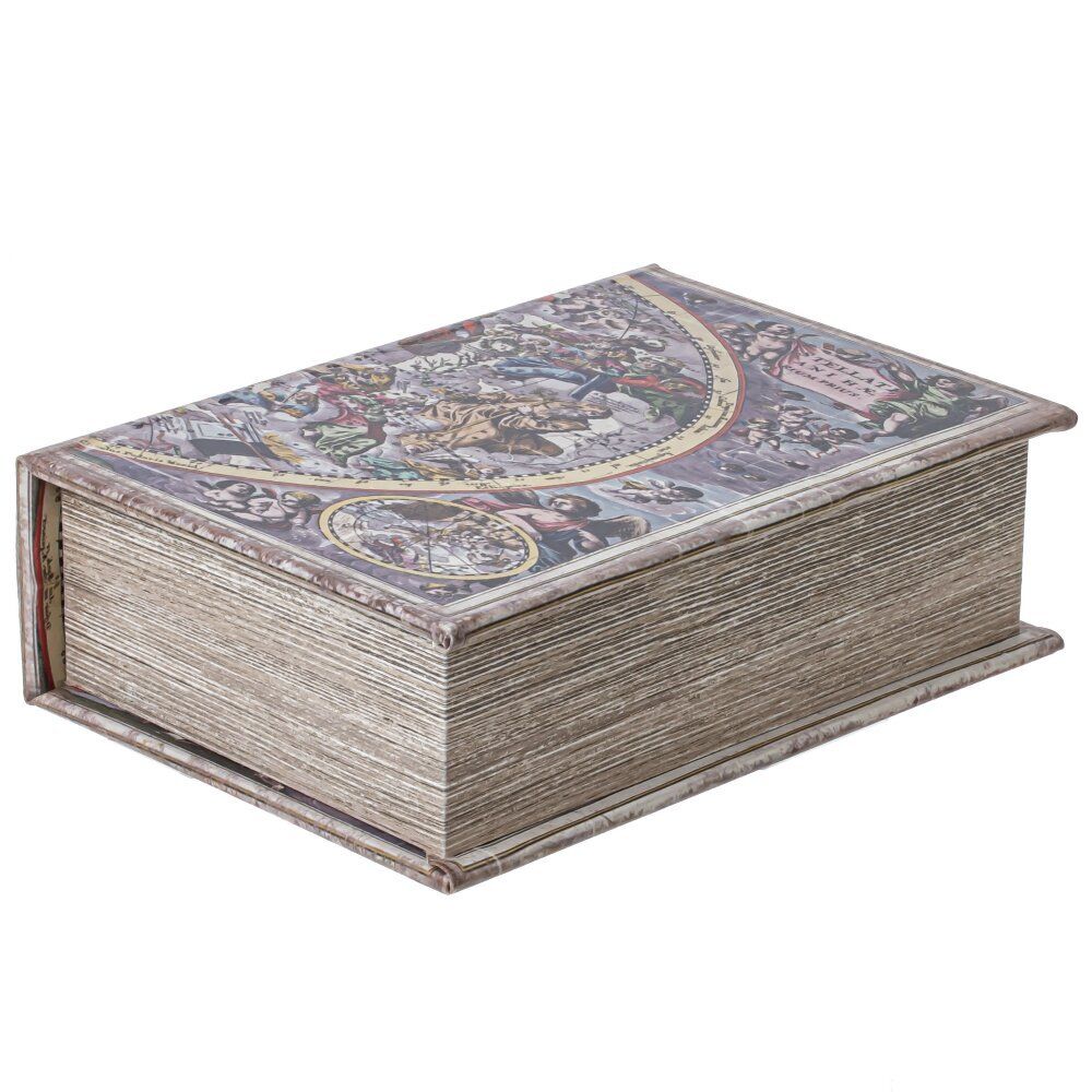 GAEM Шкатулка-книга с замком, L16 W7 H22 см