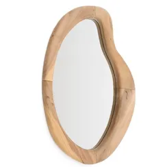 Зеркало Selem 68x44 см в деревянной раме с натуральной отделкой 