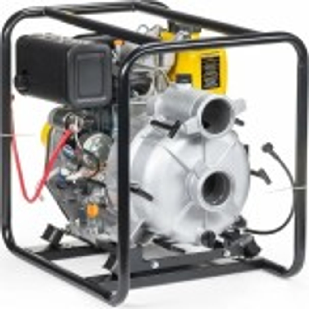 Мотопомпа дизельная CHAMPION DTP81E для грязной воды