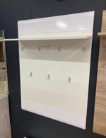 Панель вешалки Ультра белый/белый глянец