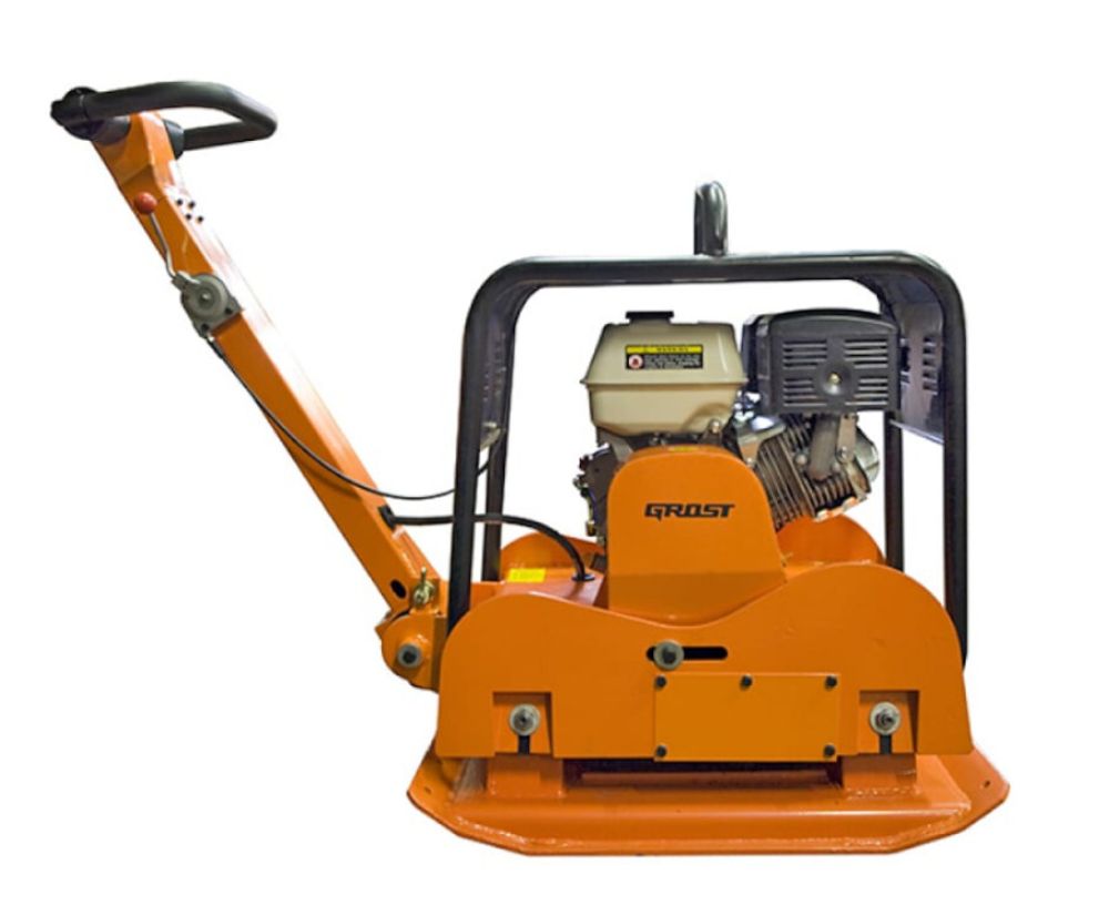 Виброплита реверсивная GROST PCR-4048CH - [239 кг / 40 кН] гидравлическая