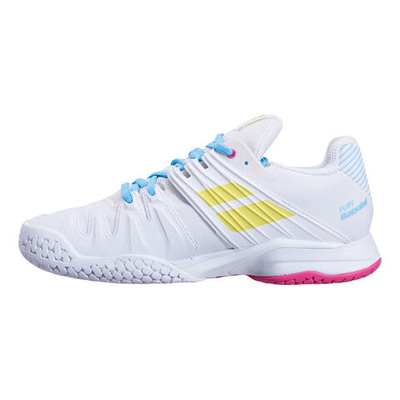 Женские теннисные кроссовки Babolat Propulse Fury All Court Shoe Women - White, Light Blue