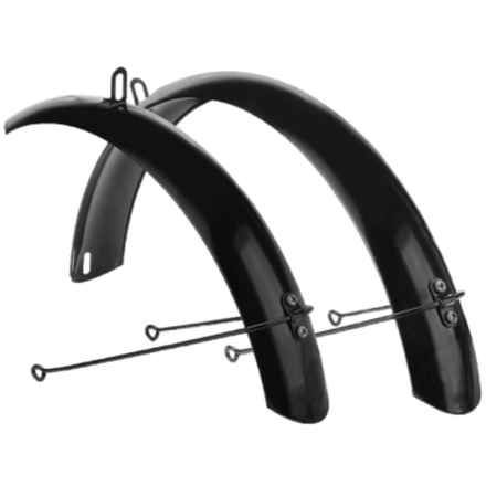 Комплект крыльев удлиненных 24",сталь, черный HN 24 black