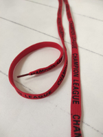 Шнурок (130 см), цвет- ЧЕМПИОН красный