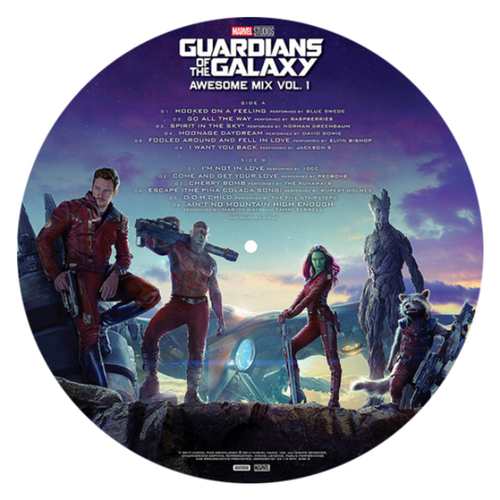 Soundtrack / Guardians Of The Galaxy - Awesome Mix Vol. 1 (Picture Disc)(LP)