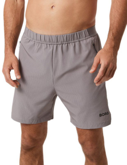 Мужские теннисные шорты Bjorn Borg Zip - матовый никель