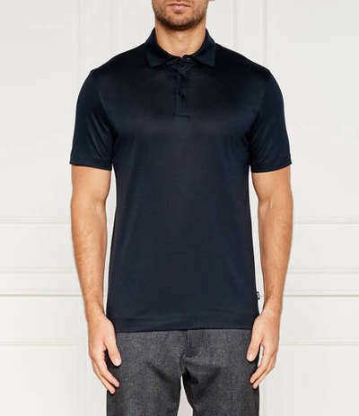 Поло Press 50 BOSS BLACK - темно-синий(50513657)