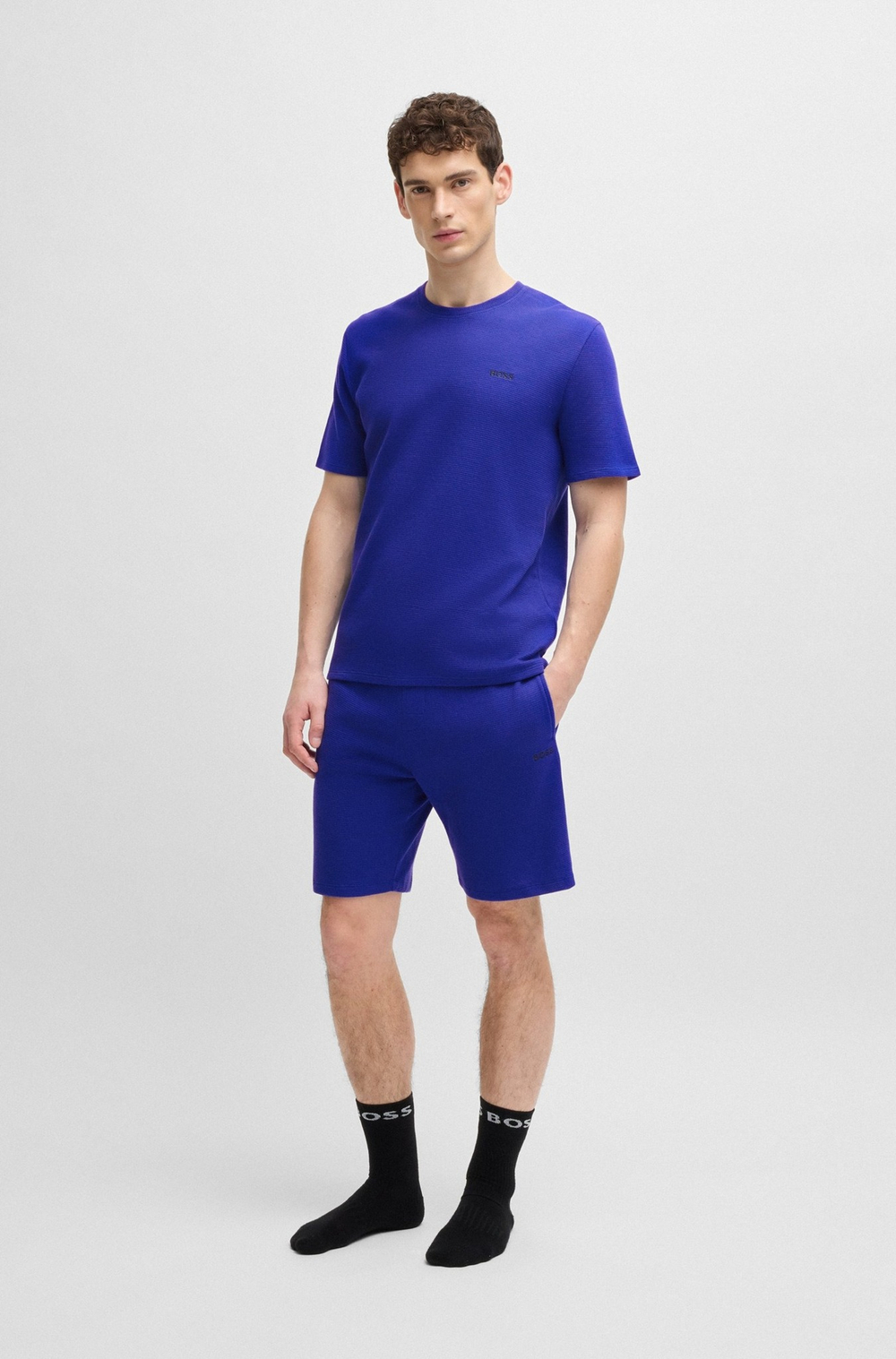 Шорты мужские BOSS Waffle Shorts