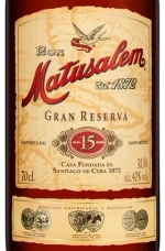 Ром Matusalem Gran Reserva 15, 0.7 л