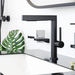 Смеситель для раковины Hansgrohe Finoris 76063670 черный матовый