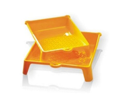 Ванночка малярная Акор Мастер Универсальная 301 33 026 для ЛКМ, 250х330 мм, объем 0.8 л, пластиковая, желтая