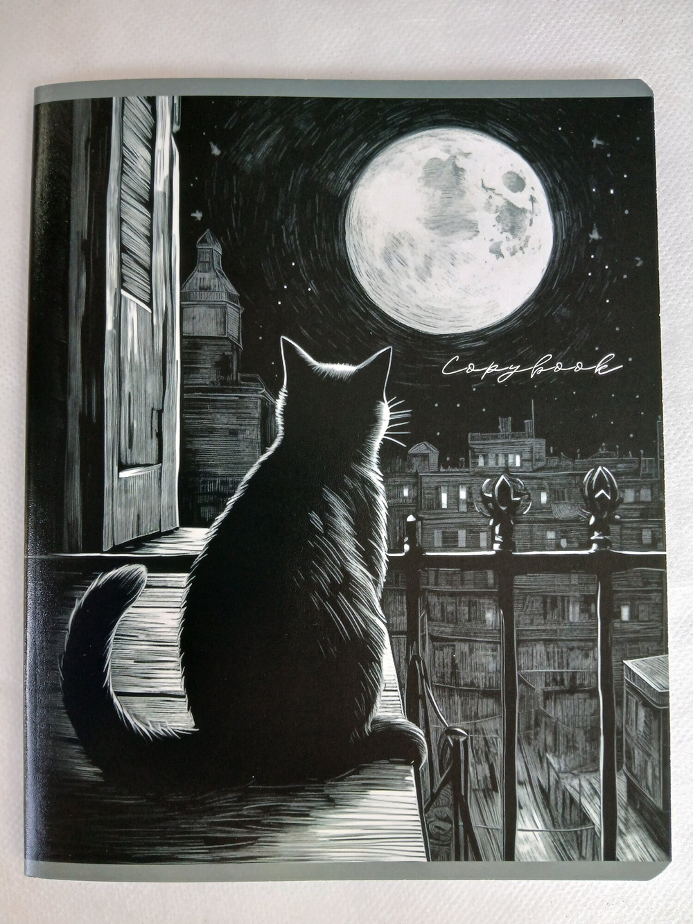 Тетради 48 листа А5+.  "Не просто коты...", общая, клетка. Формат А5+ (163*203 мм). Арт.120027. С полями. Комплект 5 шт.