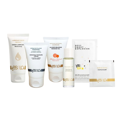 Подарочный набор для романтического путешествия в черной косметичке YESforLOV La Trousse Enchantée YFL01D95