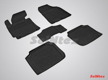 Резиновые коврики в салон Kia Cerato III (2013-2019) "Высокий борт"