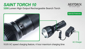 Фонарь Nextorch SAINT TORCH 10 поисковый, 3200 люмен