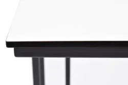 "Тулон" интерьерный стол из HPL квадратный 40х40, H60, цвет молочный