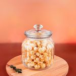 Банка для сыпучих продуктов, с крышкой, объем 900 мл, стекло, PASABAHCE "ВИВА", 96374СЛ1