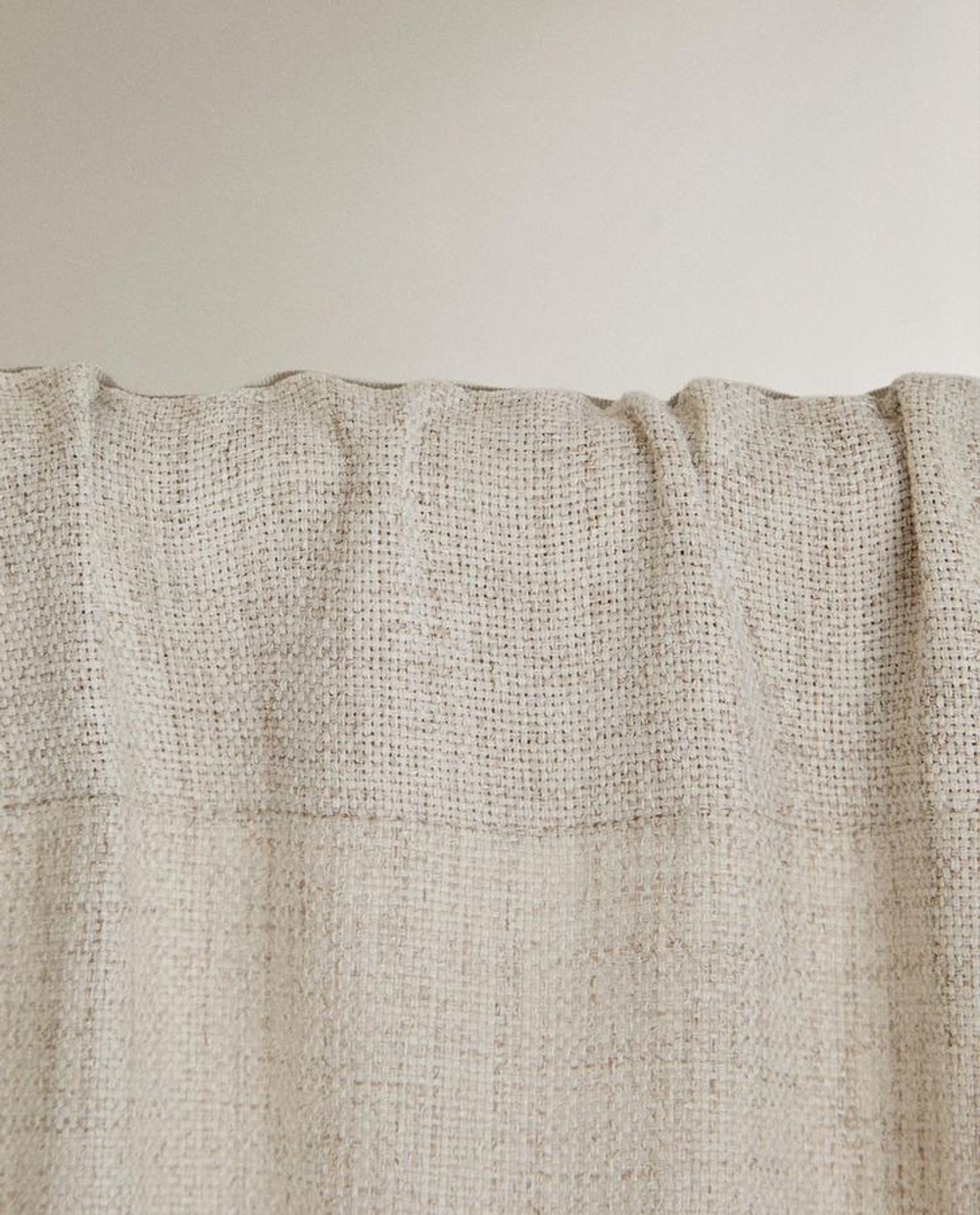 ZARA HOME ШТОРА С ТЕКСТУРОЙ, СЕРЫЙ